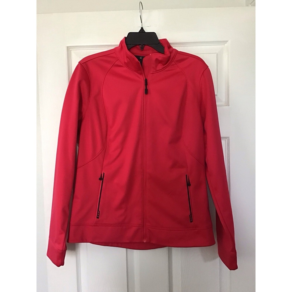 OGIO Women's Torque II Softshell Jacket Full Zip Dark Pink Medium